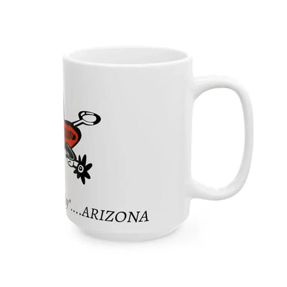 Flag of Wickenburg Arizona 2010-2022 (United States) White Coffee Mug - Go Mug Yourself