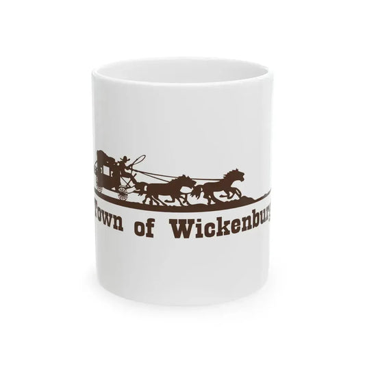 Flag of Wickenburg Arizona 2022 (United States) White Coffee Mug 11oz - Go Mug Yourself