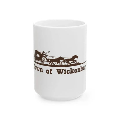 Flag of Wickenburg Arizona 2022 (United States) White Coffee Mug 15oz - Go Mug Yourself