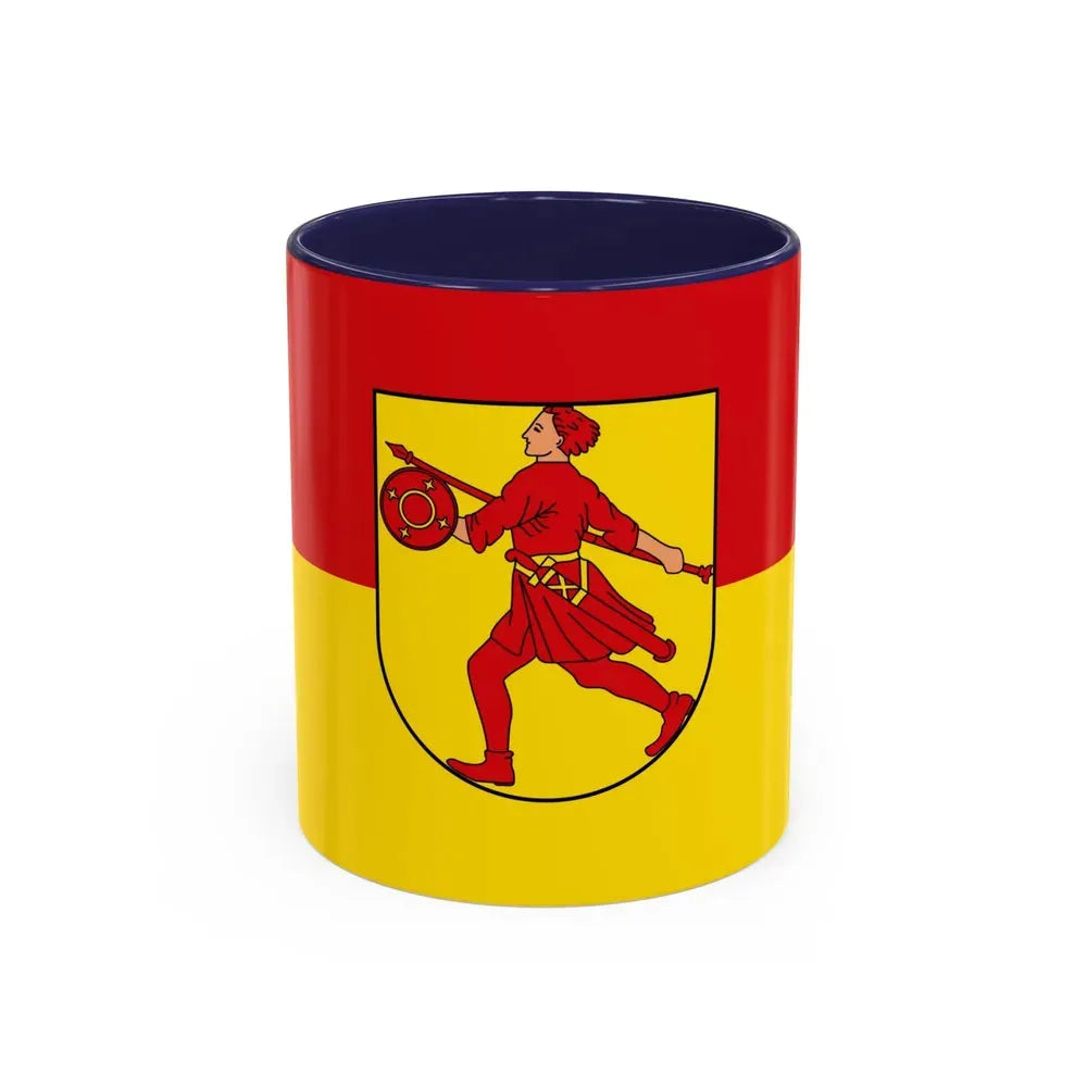 Flag of Wilhelmshaven Germany - Accent Coffee Mug 11oz Navy - Go Mug Yourself