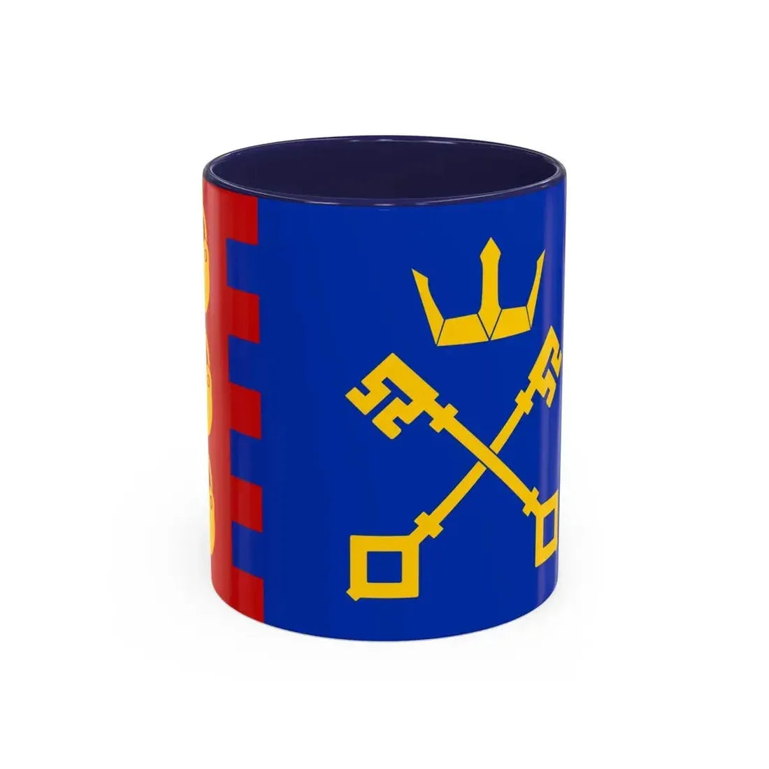 Flag of Willenhall UK - Accent Coffee Mug 11oz Navy - Go Mug Yourself