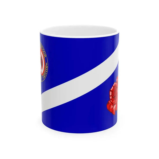 Flag of Windsor Ontario Canada - White Coffee Mug 11oz - Go Mug Yourself