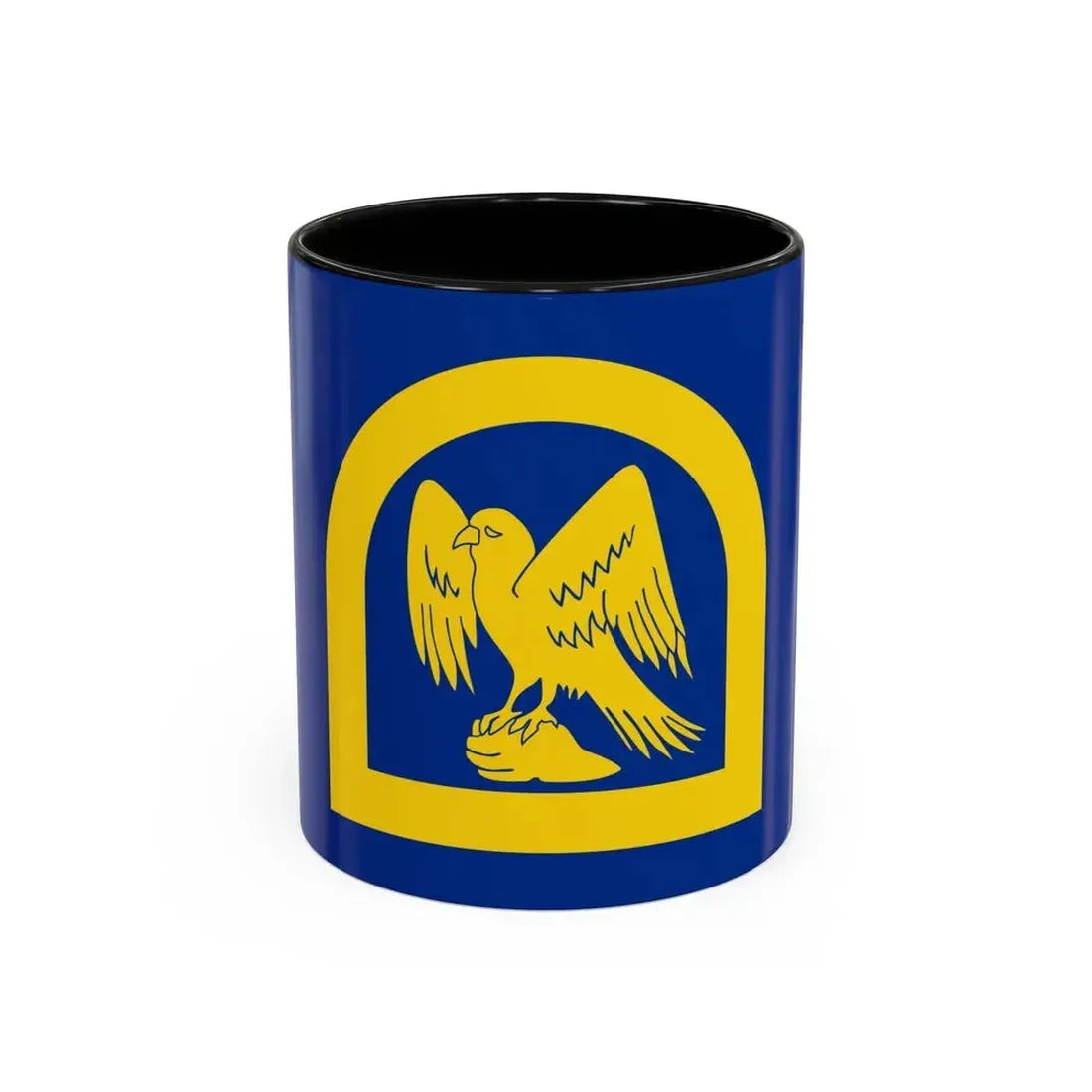 Flag of Wing UK - Accent Coffee Mug 11oz Black - Go Mug Yourself