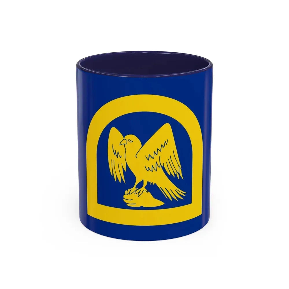 Flag of Wing UK - Accent Coffee Mug 11oz Navy - Go Mug Yourself