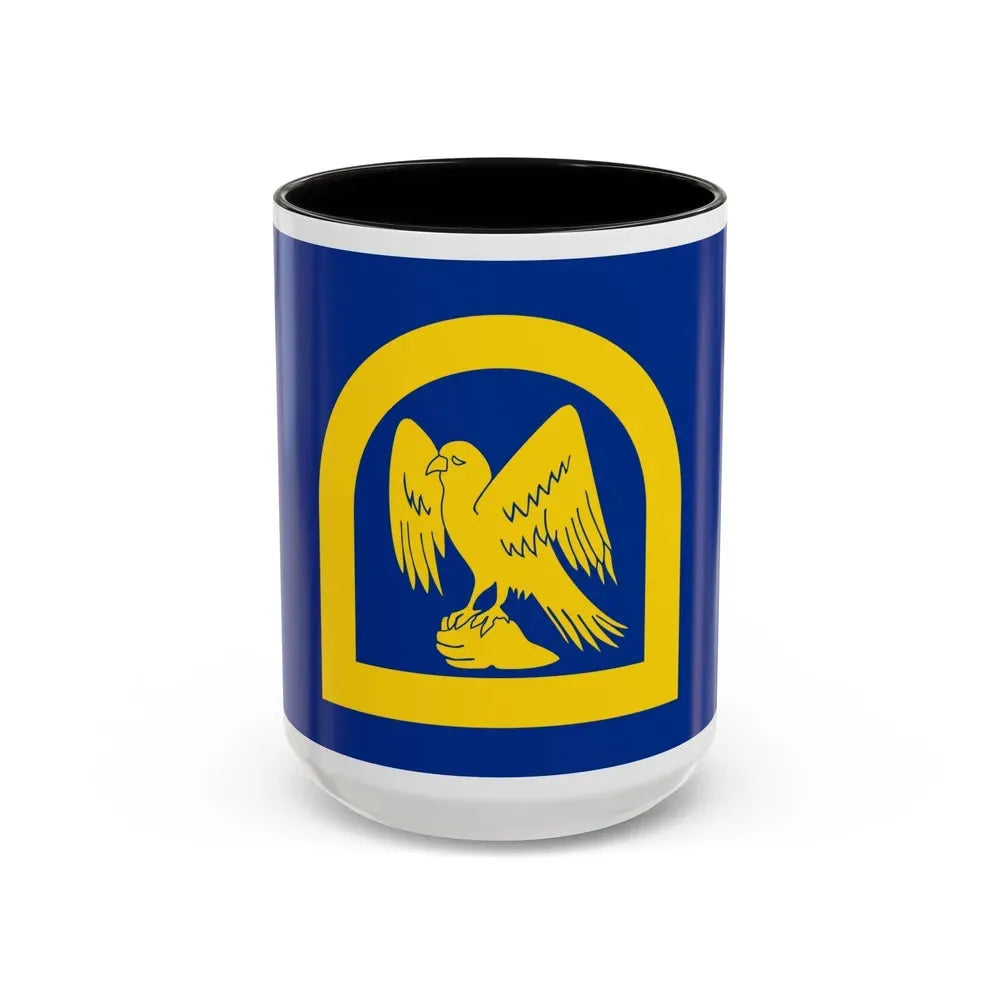 Flag of Wing UK - Accent Coffee Mug 15oz Black - Go Mug Yourself