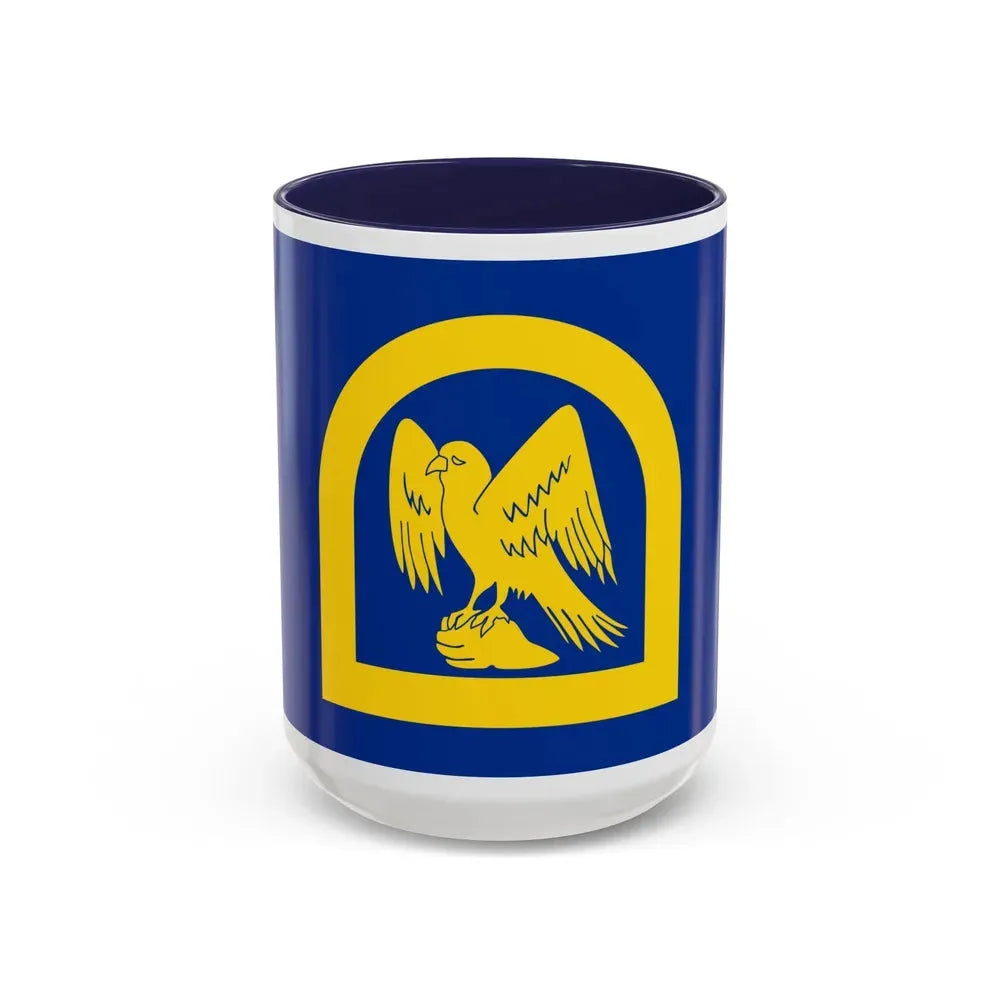 Flag of Wing UK - Accent Coffee Mug 15oz Navy - Go Mug Yourself