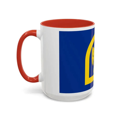Flag of Wing UK - Accent Coffee Mug - Go Mug Yourself