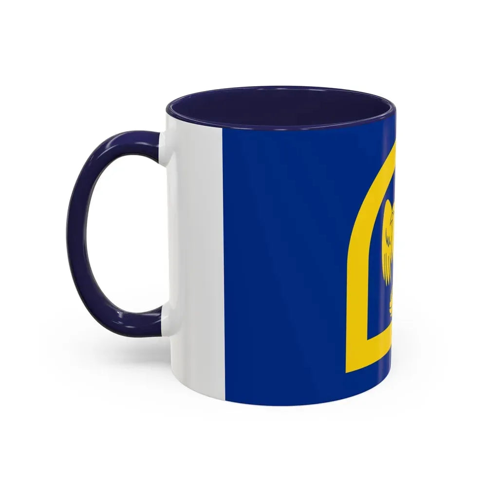 Flag of Wing UK - Accent Coffee Mug - Go Mug Yourself