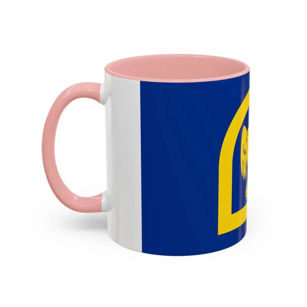Flag of Wing UK - Accent Coffee Mug - Go Mug Yourself