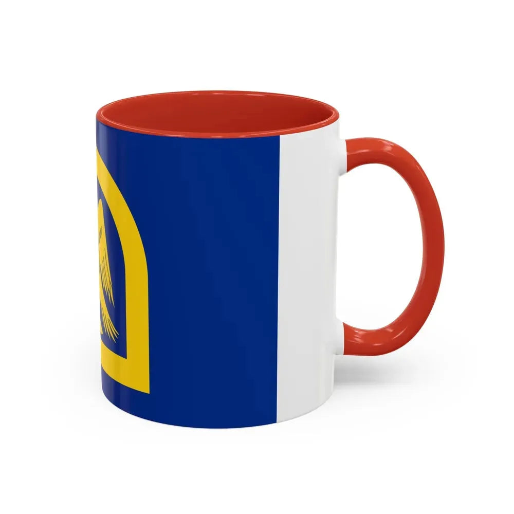 Flag of Wing UK - Accent Coffee Mug - Go Mug Yourself
