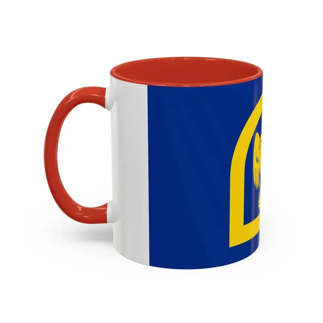 Flag of Wing UK - Accent Coffee Mug - Go Mug Yourself