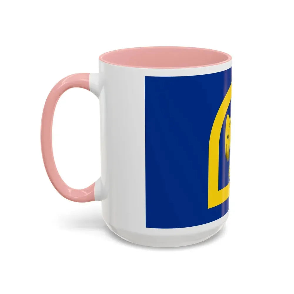 Flag of Wing UK - Accent Coffee Mug - Go Mug Yourself