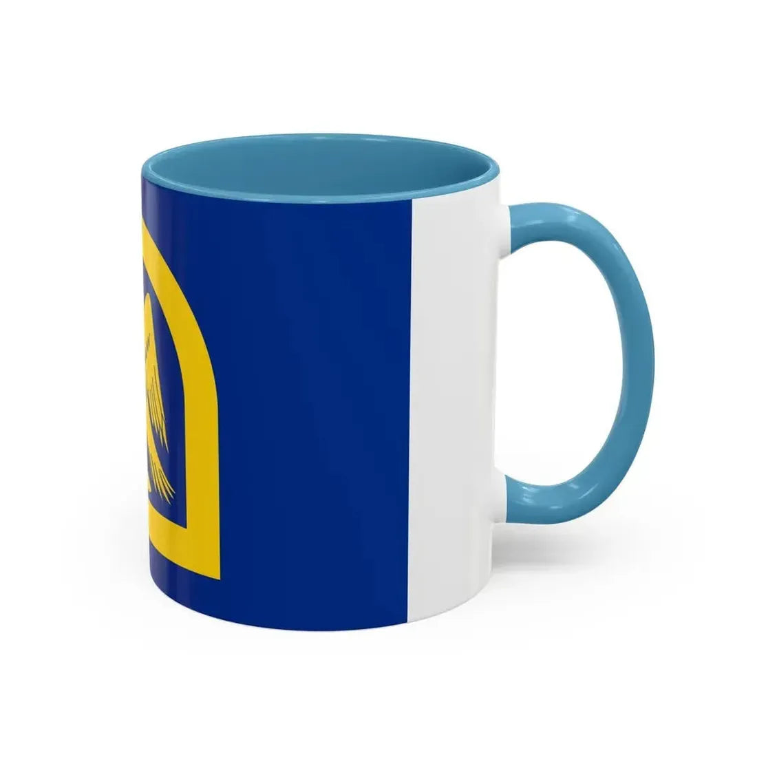Flag of Wing UK - Accent Coffee Mug - Go Mug Yourself