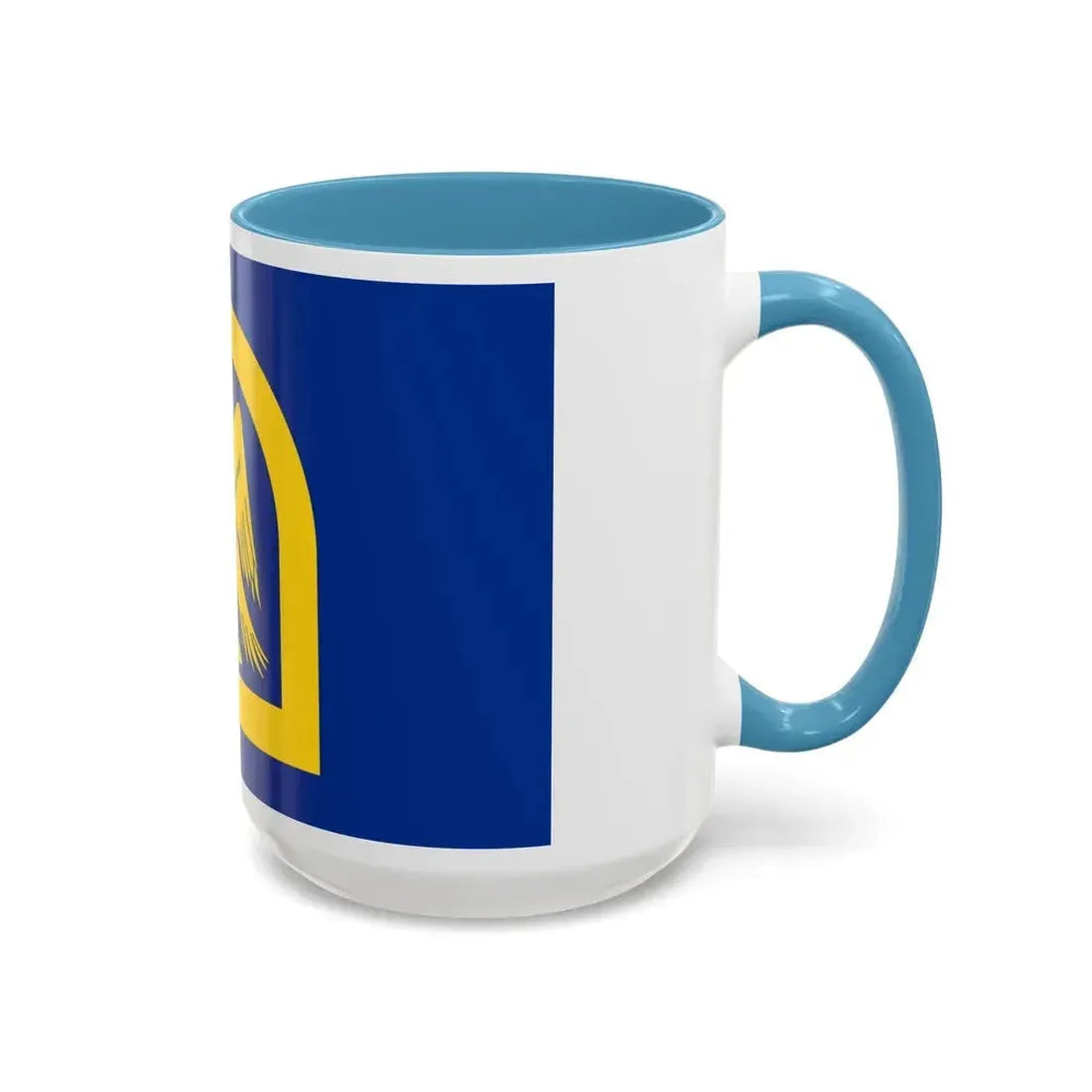 Flag of Wing UK - Accent Coffee Mug - Go Mug Yourself