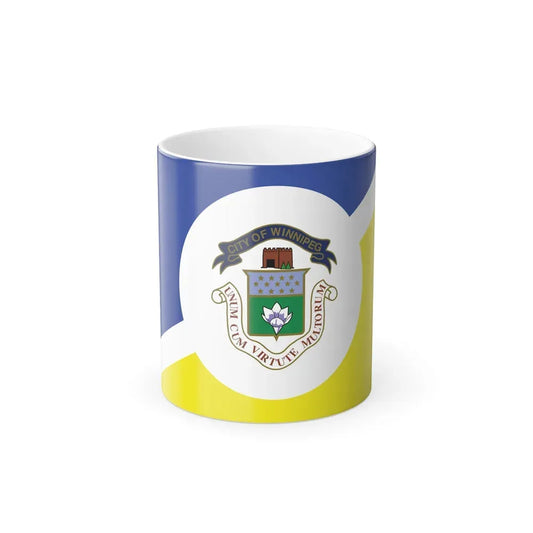 Flag of Winnipeg Canada - Color Changing Coffee Mug 11oz - Go Mug Yourself