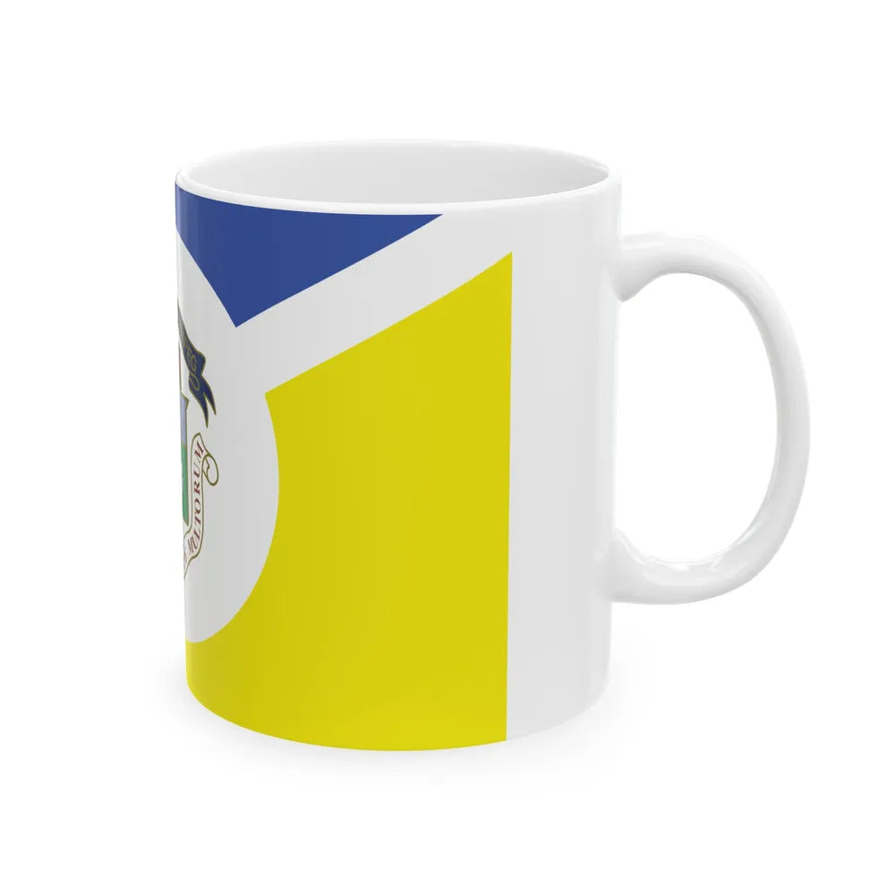 Flag of Winnipeg Canada - White Coffee Mug-Go Mug Yourself