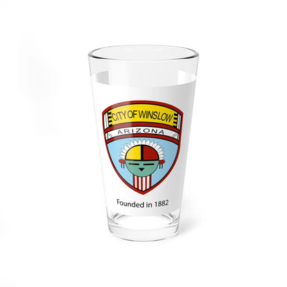 Flag of Winslow Arizona (United States) Pint Glass 16oz 16oz - Go Mug Yourself