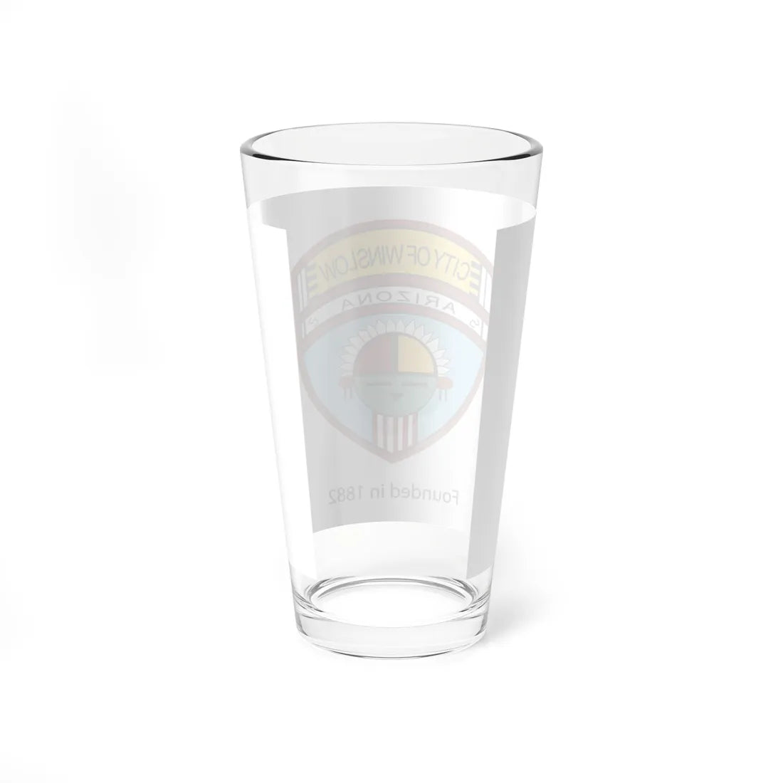 Flag of Winslow Arizona (United States) Pint Glass 16oz - Go Mug Yourself