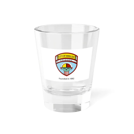 Flag of Winslow Arizona (United States) Shot Glass 1.5oz 1.5oz - Go Mug Yourself