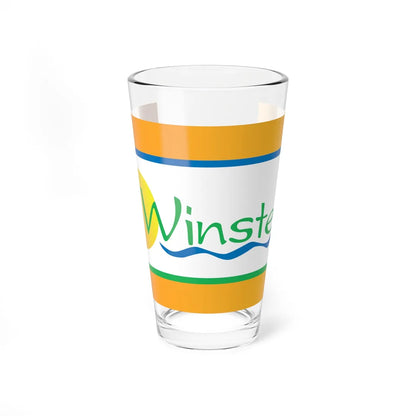 Flag of Winsted Minnesota (United States) Pint Glass 16oz 16oz - Go Mug Yourself