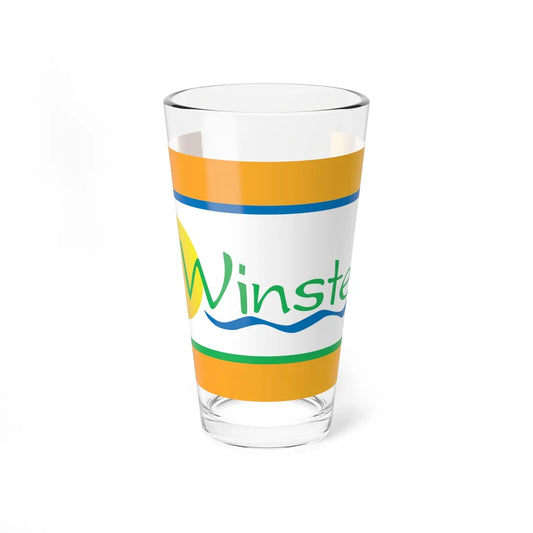 Flag of Winsted Minnesota (United States) Pint Glass 16oz 16oz - Go Mug Yourself