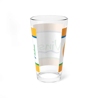 Flag of Winsted Minnesota (United States) Pint Glass 16oz - Go Mug Yourself