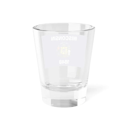 Flag of Wisconsin (United States) Shot Glass 1.5oz - Go Mug Yourself