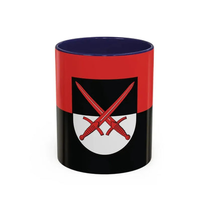Flag of Wittenberg Germany - Accent Coffee Mug 11oz Navy - Go Mug Yourself