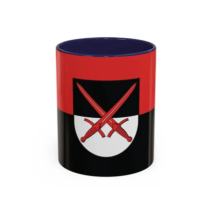 Flag of Wittenberg Germany - Accent Coffee Mug 11oz Navy - Go Mug Yourself