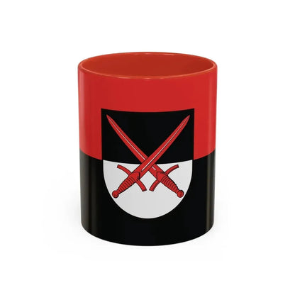 Flag of Wittenberg Germany - Accent Coffee Mug 11oz Red - Go Mug Yourself