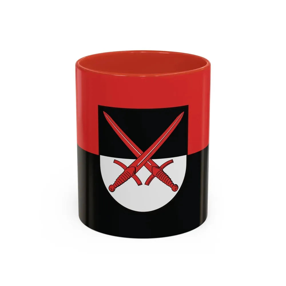 Flag of Wittenberg Germany - Accent Coffee Mug 11oz Red - Go Mug Yourself