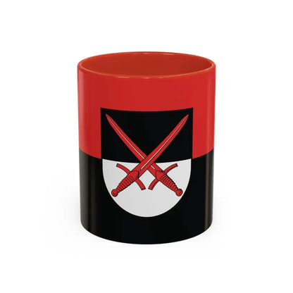 Flag of Wittenberg Germany - Accent Coffee Mug 11oz Red - Go Mug Yourself