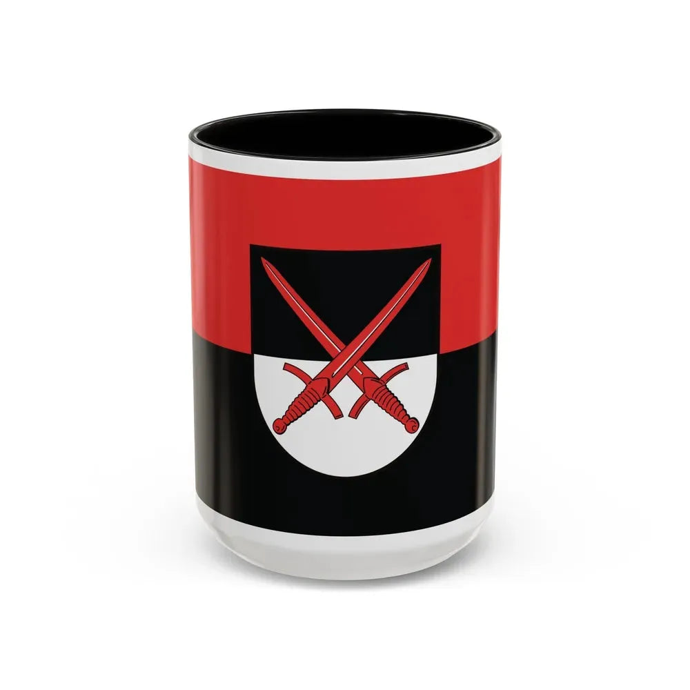Flag of Wittenberg Germany - Accent Coffee Mug 15oz Black - Go Mug Yourself