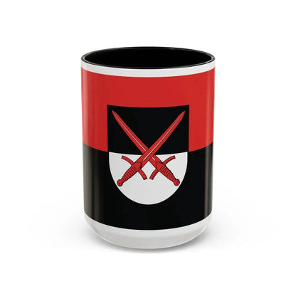 Flag of Wittenberg Germany - Accent Coffee Mug 15oz Black - Go Mug Yourself