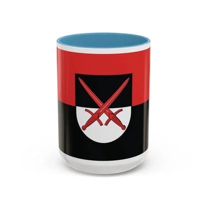 Flag of Wittenberg Germany - Accent Coffee Mug 15oz Light Blue - Go Mug Yourself