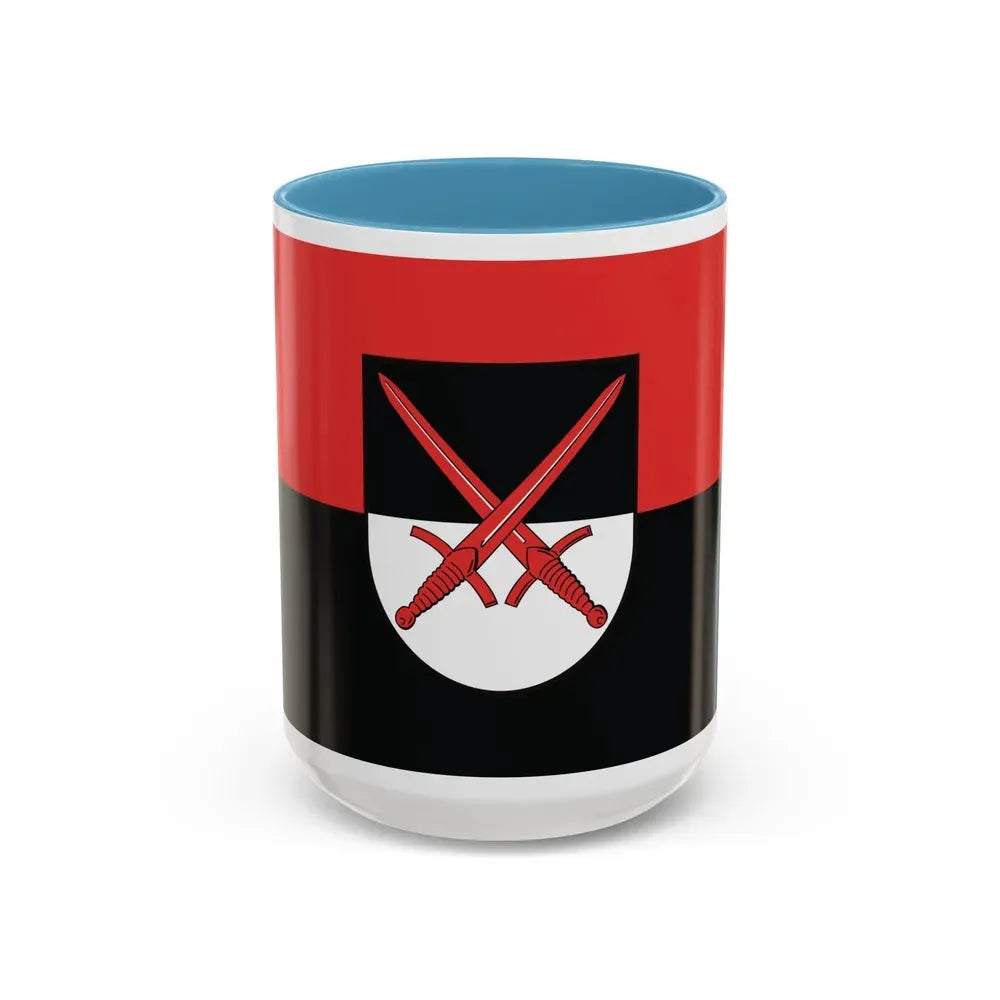 Flag of Wittenberg Germany - Accent Coffee Mug 15oz Light Blue - Go Mug Yourself