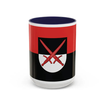 Flag of Wittenberg Germany - Accent Coffee Mug 15oz Navy - Go Mug Yourself