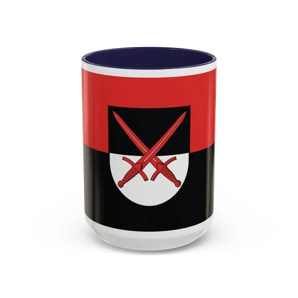 Flag of Wittenberg Germany - Accent Coffee Mug 15oz Navy - Go Mug Yourself