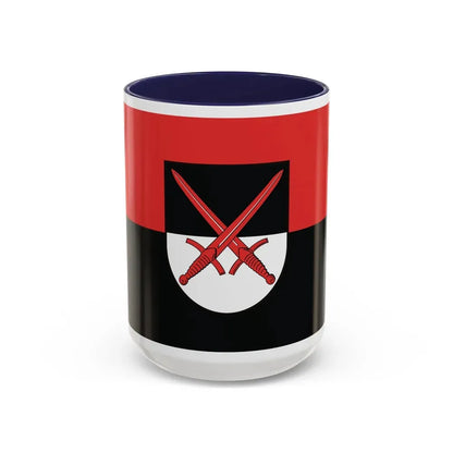 Flag of Wittenberg Germany - Accent Coffee Mug 15oz Navy - Go Mug Yourself