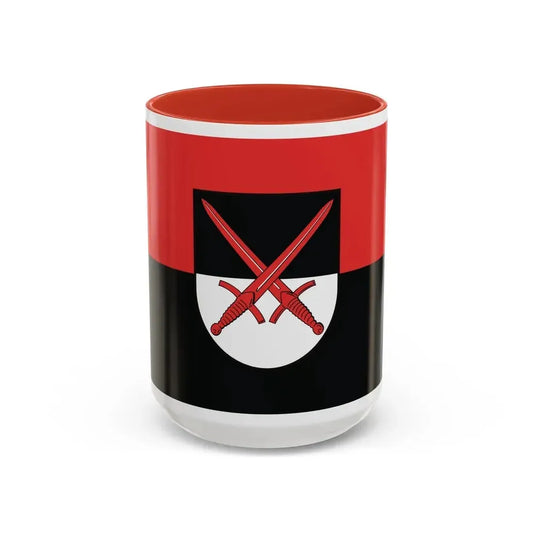 Flag of Wittenberg Germany - Accent Coffee Mug 15oz Red - Go Mug Yourself