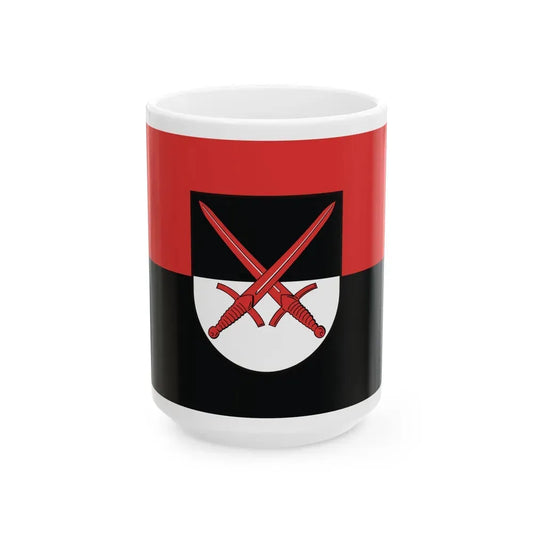 Flag of Wittenberg Germany - White Coffee Mug 15oz - Go Mug Yourself