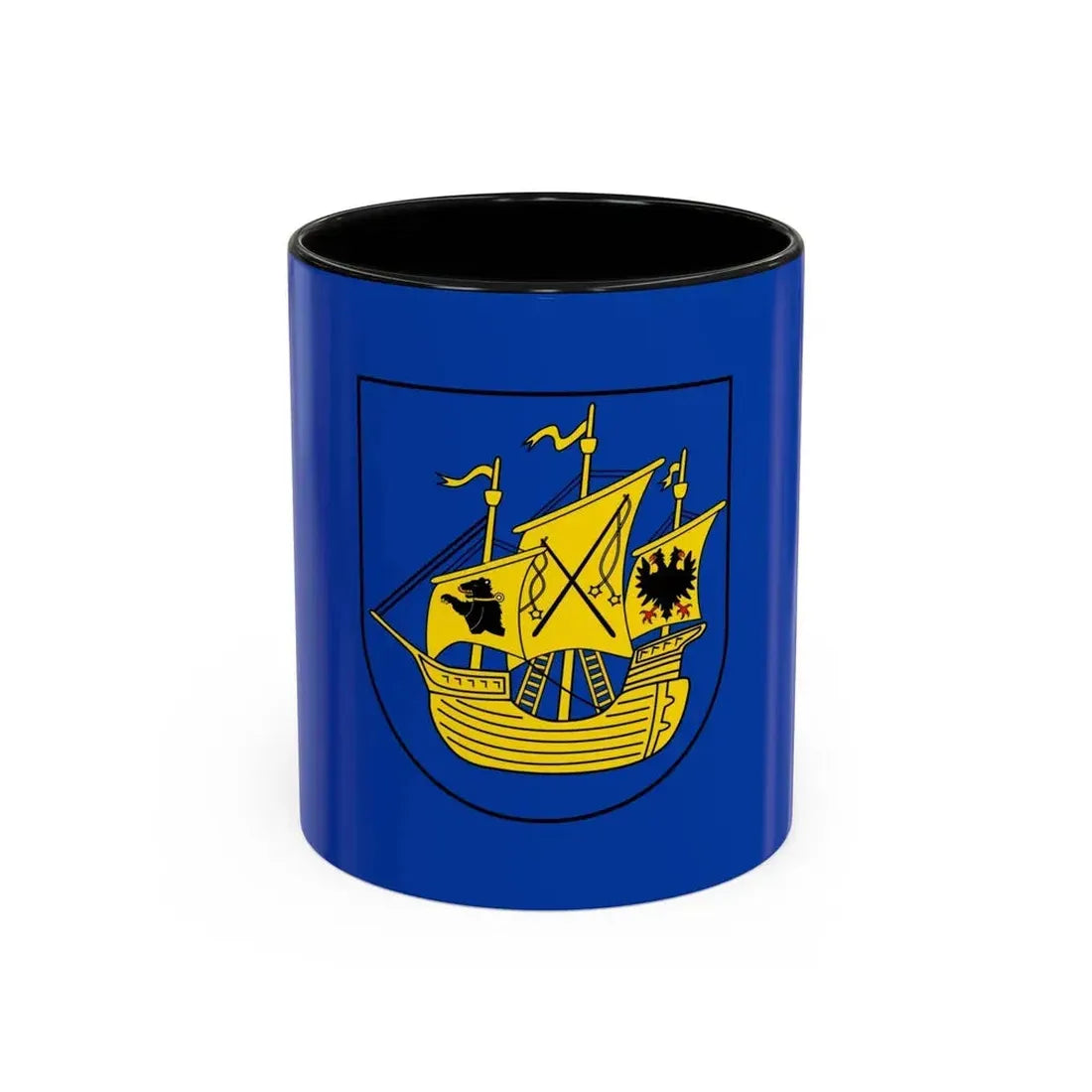 Flag of Wittmund Germany - Accent Coffee Mug 11oz Black - Go Mug Yourself