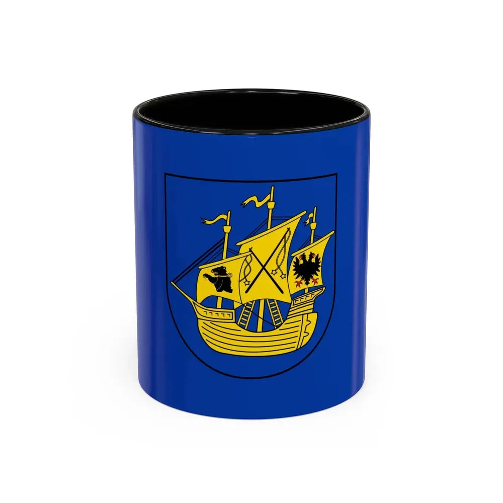 Flag of Wittmund Germany - Accent Coffee Mug 11oz Black - Go Mug Yourself