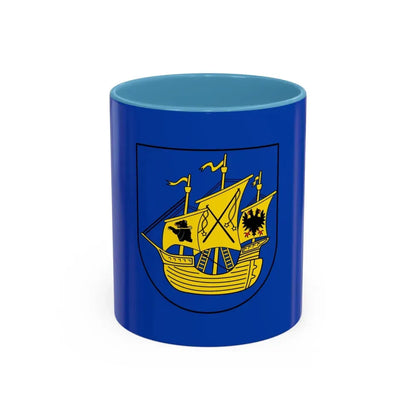 Flag of Wittmund Germany - Accent Coffee Mug 11oz Light Blue - Go Mug Yourself