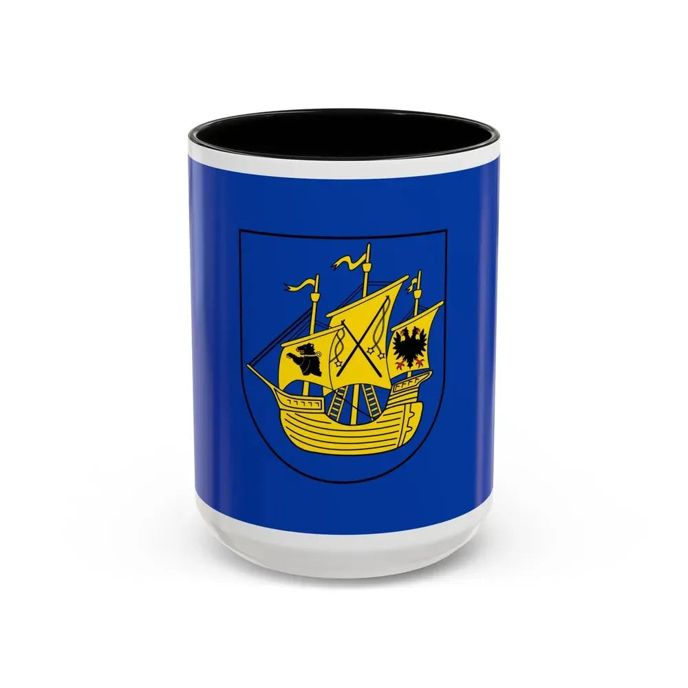 Flag of Wittmund Germany - Accent Coffee Mug 15oz Black - Go Mug Yourself