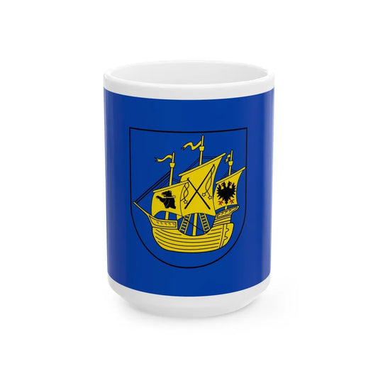 Flag of Wittmund Germany - White Coffee Mug-15oz-Go Mug Yourself