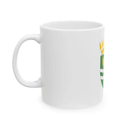 Flag of Woleu-Ntem Province Gabon (Gabon) White Coffee Mug - Go Mug Yourself
