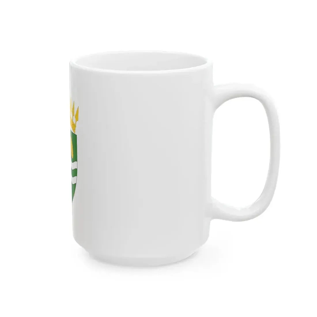Flag of Woleu-Ntem Province Gabon (Gabon) White Coffee Mug - Go Mug Yourself