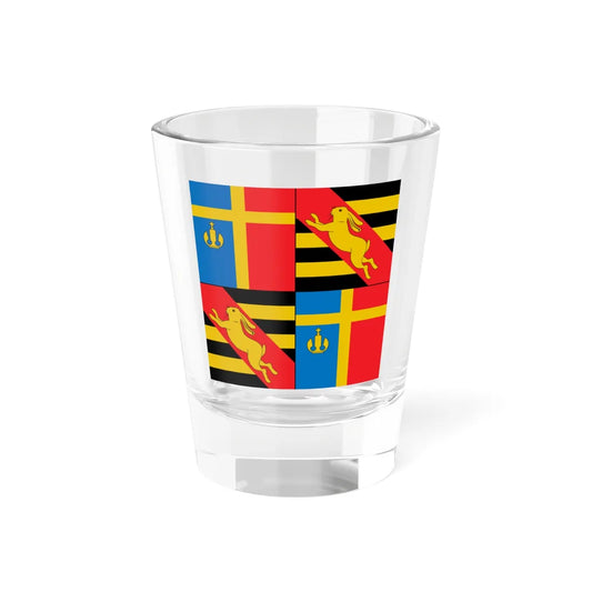 Flag of Wolfgang Haas (Liechtenstein) Shot Glass 1.5oz 1.5oz - Go Mug Yourself