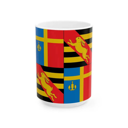 Flag of Wolfgang Haas (Liechtenstein) White Coffee Mug 15oz - Go Mug Yourself